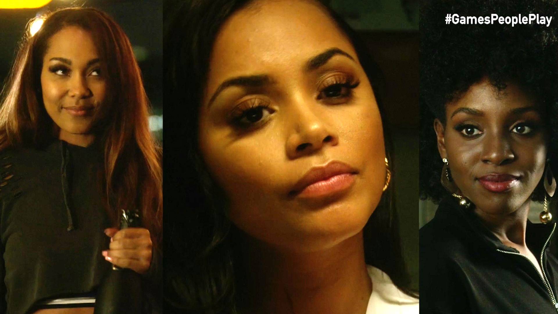 Lady cast of GPP on season 1 of BET's Games People Play.