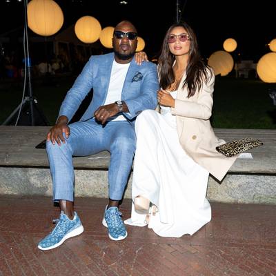 SEPT. 09: Jeezy and Jeannie Mai - The lovebirds were spotted at the Prabal Gurung NYFW Fashion Show in fresh designer threads. (Photo by Gotham/WireImage) (Photo by Gotham/WireImage)