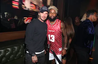 David Beckham and Odell Beckham Jr. - David Beckham and Odell Beckham Jr. celebrated&nbsp;Uninterrupted's 3rd annual after-party at Avenue in Los Angeles. (Photo: Jerritt Clark)
