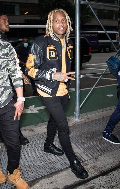 SEPT. 09: Lil Durk - Lil Durk&nbsp;was seen heading into the PrettyLittleThing runway show wearing cool and trendy streetwear. (Photo by Gilbert Carrasquillo/GC Images) (Photo by Gilbert Carrasquillo/GC Images)
