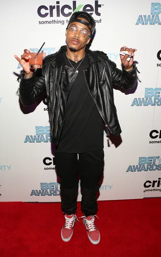 The Man of the Night - Two-time BET Award winner&nbsp;August Alsina celebrates his well-deserved success grown-man style.(Photo: Jesse Grant/BET/Getty Images for BET)