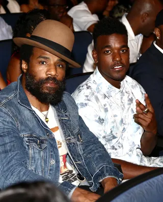 The Seed 3.0 (of Soul) - Musician Cody Chesnutt was situated next to singer Luke James, an awesome soul music match up. Cody had a hit some years back in the form of "The Seed 2.0," and it makes us wonder if he will connect with Luke James for a possible collaboration. (Photo: Johnny Nunez/BET/Getty Images for BET)