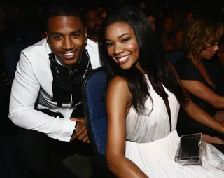 Trey and Gabby Unite! - Trey Songz and Gabrielle Union look amazingly natural next to each other. It's almost like they're having a brother-and-sister moment. (Photo: Johnny Nunez/BET/Getty Images for BET)