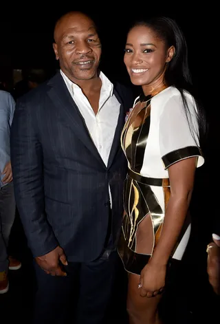 Iron Mike Meets Keke - It's hard to say if Keke Palmer remembers Mike's boxing matches, but we're pretty sure she's watched him provide comic relief in The Hangover series. (Photo: Frazer Harrison/BET/Getty Images for BET)