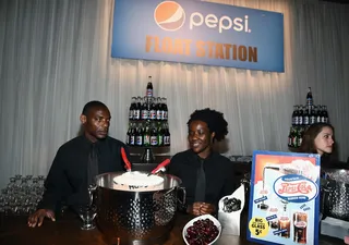 Sweet Treats - Following dinner, those with a sweet tooth satisfied their cravings with Pepsi and vanilla ice cream floats topped with fresh sweet black cherries. Yum!  (Photo: Michael Buckner/BET/Getty Images for BET)