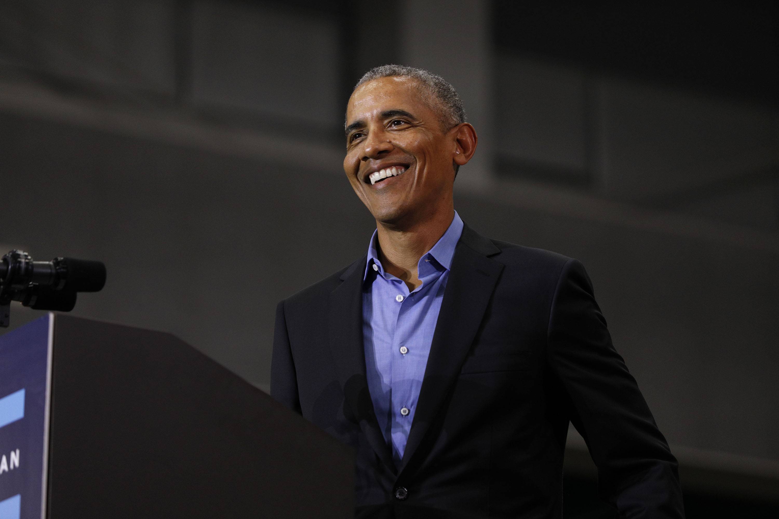 Former President Obama celebrates his 60th in style.