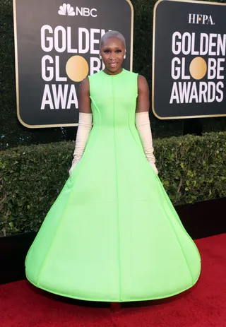 Cynthia Erivo In Valentino Couture - (Photo by Todd Williamson/NBC/NBCU Photo Bank via Getty Images) (Photo by Todd Williamson/NBC/NBCU Photo Bank via Getty Images)