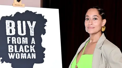 In this photo released on June 13, 2022, Tracee Ellis Ross attends Tracee Ellis Ross in Partnership with Buy From A Black Woman and H&M at H&M in West Hollywood, California. 