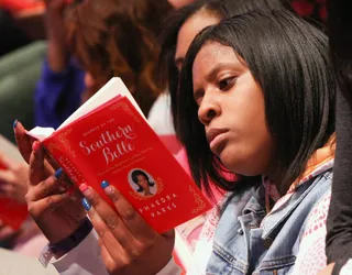 Secrets of the Southern Belle - The livest audience gets a glimpse of Phaedra Parks' new book. (Photo:&nbsp; Bennett Raglin/BET/Getty Images for BET)