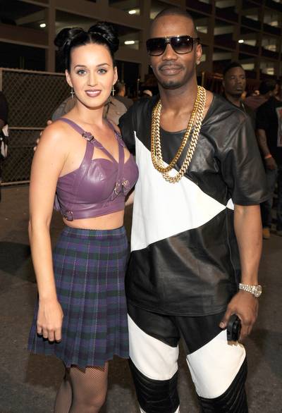 Katy Perry and Juicy J - After starting a small tiff with Chief Keef over her concern for humanity's sobriety, Katy Perry took a musical chill with a verse from Mr. Stay Trippy for her fourth album Prism.(Photo: Kevin Mazur/Getty Images for Clear Channel)