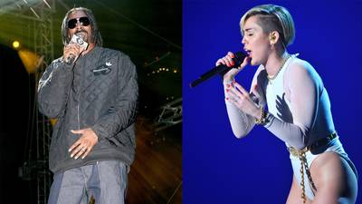 Snoop Lion and Miley Cyrus - Snoop made a bold move when he dropped his &quot;Dogg&quot; moniker for &quot;Lion.&quot; Along with the name change came an album and a single with Miley Cyrus.(Photos from left: Gary Miller/FilmMagic/Getty Images, Gareth Cattermole/Getty Images for MTV)
