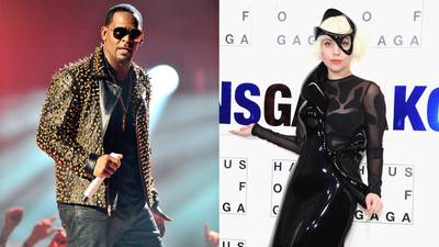 R. Kelly and Lady Gaga - Pop royal Lady Gaga&nbsp;got a hold of the King of R&amp;B for her &quot;Do What U Want&quot; off her third studio album, Artpop.&nbsp;(Photos from left: Jerod Harris/WireImage/Getty Images, Gary Gershoff/WireImage/Getty Images)