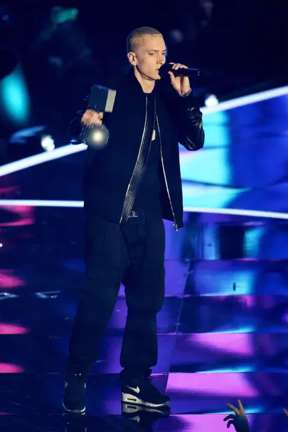 Fat Joe Hosted BET Hip Hop Awards Rocking Eminem x Air Jordan