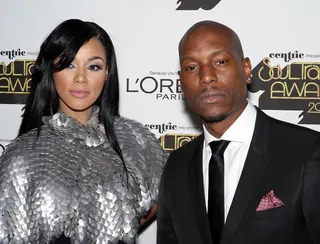 Kristal Lyndriette and Tyrese - The rising star keeps it classy with side-swept bangs and fresh makeup that highlights her eyes while Tyrese sports some well-trimmed facial hair.  (Photo: Leon Bennett/BET/Getty Images for BET)