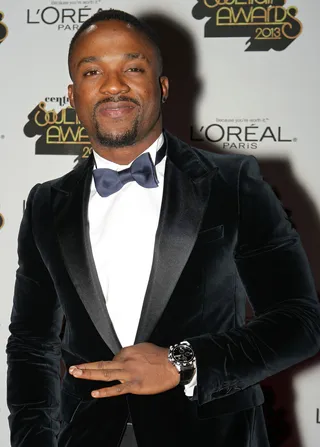 Iyanya - The singer's mustache is looking proper for the Soul Train Awards. We see you. (Photo: Leon Bennett/BET/Getty Images for BET)