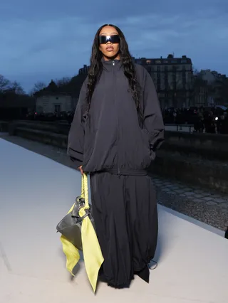 Naomi Ackie At Balenciaga