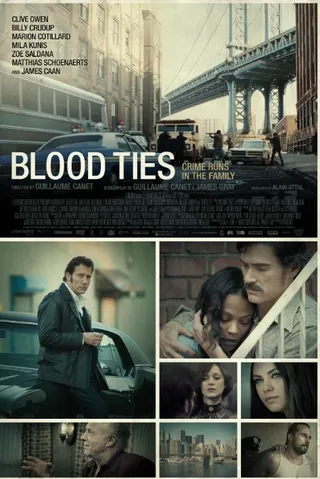 Blood Ties: March 21 - This riveting crime thriller drama take place in 1970s and follows the story of two brothers. Both are working on opposites sides of the law and they ultimately come to blows over organized crime. The film also stars Zoe Saldana.   (Photo: Roadside Attractions)