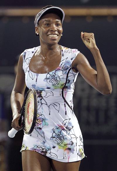 Venus Williams Wins Big in Dubai - The NFL to penalize for N-word on the field;&nbsp;Kobe Bryant&nbsp;speaks on on Steven Blake trade; and more sports news.&nbsp;?&nbsp;Dominique Zony?? (@DominiqueZonyee)&nbsp; &nbsp; &nbsp; &nbsp; &nbsp; &nbsp;&nbsp; Venus Williams won her 45th title and third championship at the Dubai Championship on Saturday. Prior to the victory, Williams was ranked No. 44, but she moved up to No. 29 on Monday after the championship.(Photo: Kamran Jebreili/AP Photo)