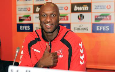 New Beginnings - After not being able to seal a deal with the NBA Odom took his talents to Spain to play for the Laboral Kutxa club. He says he owes the opportunity all to his family, especially soon-to-be ex-father-in law Bruce Jenner. &quot;Bruce is... he means a lot to me,&quot; Odom told Access Hollywood. &quot;Bruce is one of the reasons why I am going to do this.”(Photo: SolarPix, PacificCoastNews)