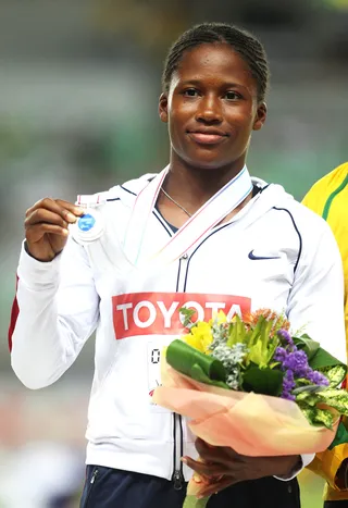 World Champion - She is a four-time medalist at the&nbsp;World Championships in Athletics. She took home two gold medals in 2005 in Helsinki and a gold and a silver in 2007 in Osaka.(Photo: Andy Lyons/Getty Images)