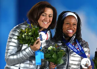 Black History - Her Sochi silver made history as Williams became the fifth American and first African-American Olympian to medal in both the Summer and Winter Olympics.(Photo: Alexander Hassenstein/Getty Images)
