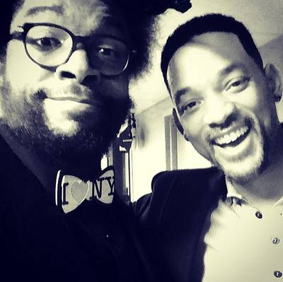 ?uestlove @questlove - &quot;Not bad for some cats from West Philly. #questlove5 #tsjf #fallontonight&quot;?uestlove hung out with Jimmy Fallon's inaugural guest on The Tonight Show, Will Smith. The Roots continued their run as Jimmy's band as they takeover the new time slot.
