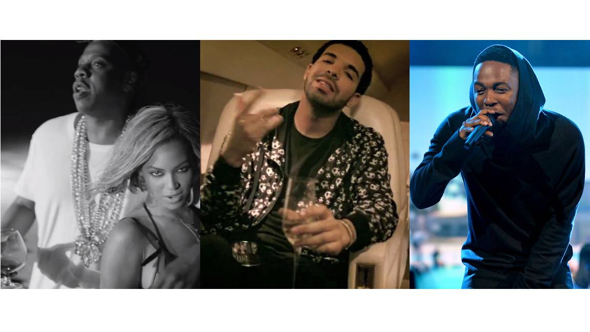 Beyoncé, Jay Z, Drake, Kendrick Lamar