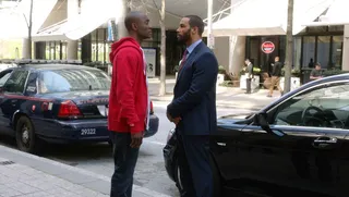 Ungrateful - Notice Paul jr said &quot;stupid a--&quot; under his breath and before his ass got in the car with Andre! Lol #BeingMaryJane - @itsgabrielleu(Photo: BET)