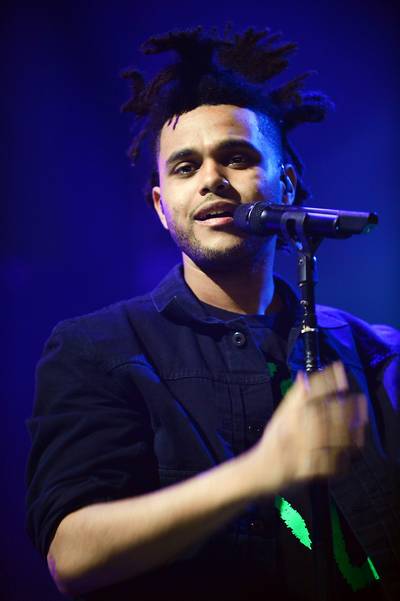 The Weeknd - What better way for a crooner like The Weeknd to celebrate Valentine's Day weekend than with some new music? The singer released a slowed down, smoothed out and sexed up version of the track (who knew that was even possible?).(Photo: Jlnphotography/WENN)
