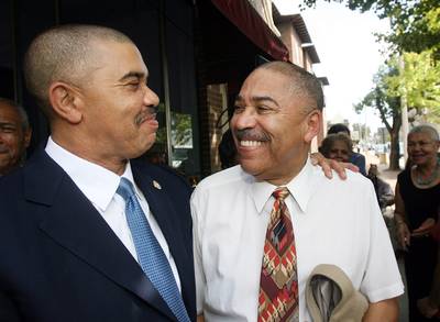 Rep. Lacy Clay (Missouri) - My Black History Month hero is definitely my dad, former Rep. Bill Clay, the first African-American to represent Missouri in Congress, an original co-founder of the Congressional Black Caucus, a proud veteran and a true champion for civil rights, equal opportunity and justice.(Photo: UPI Photo/Bill Greenblatt/Landov)