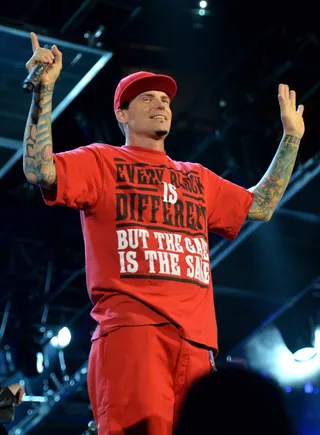 Ice Is Back - Remember him? Vanilla Ice surprised players and fans at the All-Star Saturday Night with a throwback rendition of his hit &quot;Ice Ice Baby.&quot;&nbsp; (Photo: Mike Coppola/Getty Images)