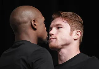Let's Get Ready to Rumble - The undefeated Floyd Mayweather Jr. and newcomer Canelo Alvarez are set to face off Saturday in a world championship boxing match that’s expected to generate $200 million. The big event will be held at the MGM Grand in Las Vegas and broadcast live on Pay-Per-View at 9 p.m. ET / 6 p.m PT. Here is a rundown of stats comparing the two contenders. —Natelege&nbsp; (Photo: AP Photo/Las Vegas Review-Journal, John Locher)