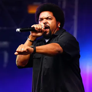 Ice Cube - Year of Honor: 2009If there's one great example of an artist doing a 180-degree career change, it would be Ice Cube. From being a founding member of&nbsp; "world's most dangerous group" N.W.A, to becoming a seasoned actor in family-friendly movies, Cube has paved the way for other emcees to make it in the film industry. Though some would accuse him of selling out, most would agree he's still the “n---a you love to hate” on the mic. (Photo: Brendon Thorne/Getty Images)