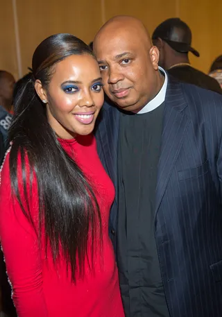 Proud Papa - The legendary Rev. Run of Run DMC shows some love and support for his daughter Angela Simmons at her Shop.Angelaiam.com by Angela Simmons Spring/Summer 2014 Collections at STYLE360 Fashion Pavilion in the Chelsea neighborhood of New York City. (Photo: Mike Pont/Getty Images)