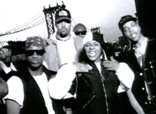 &quot;Ruffneck&quot; - As West Coast gangsta rap reshaped hip hop in 1993, Lyte scored her first top 40 hit and most popular song with &quot;Ruffneck,&quot; which celebrated the neighborhood ruffian. This classic was the first single off her first gold-selling LP, Ain't No Other.  &nbsp;(Photo: Atlantic Records)