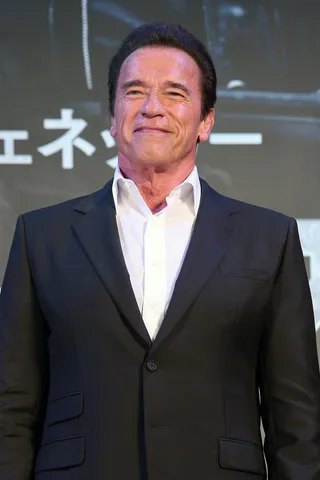Arnold Schwarzenegger: July 30 - The Terminator: Genisys star turns 68 years old this year.  (Photo: Ken Ishii/Getty Images for Paramount Pictures International)