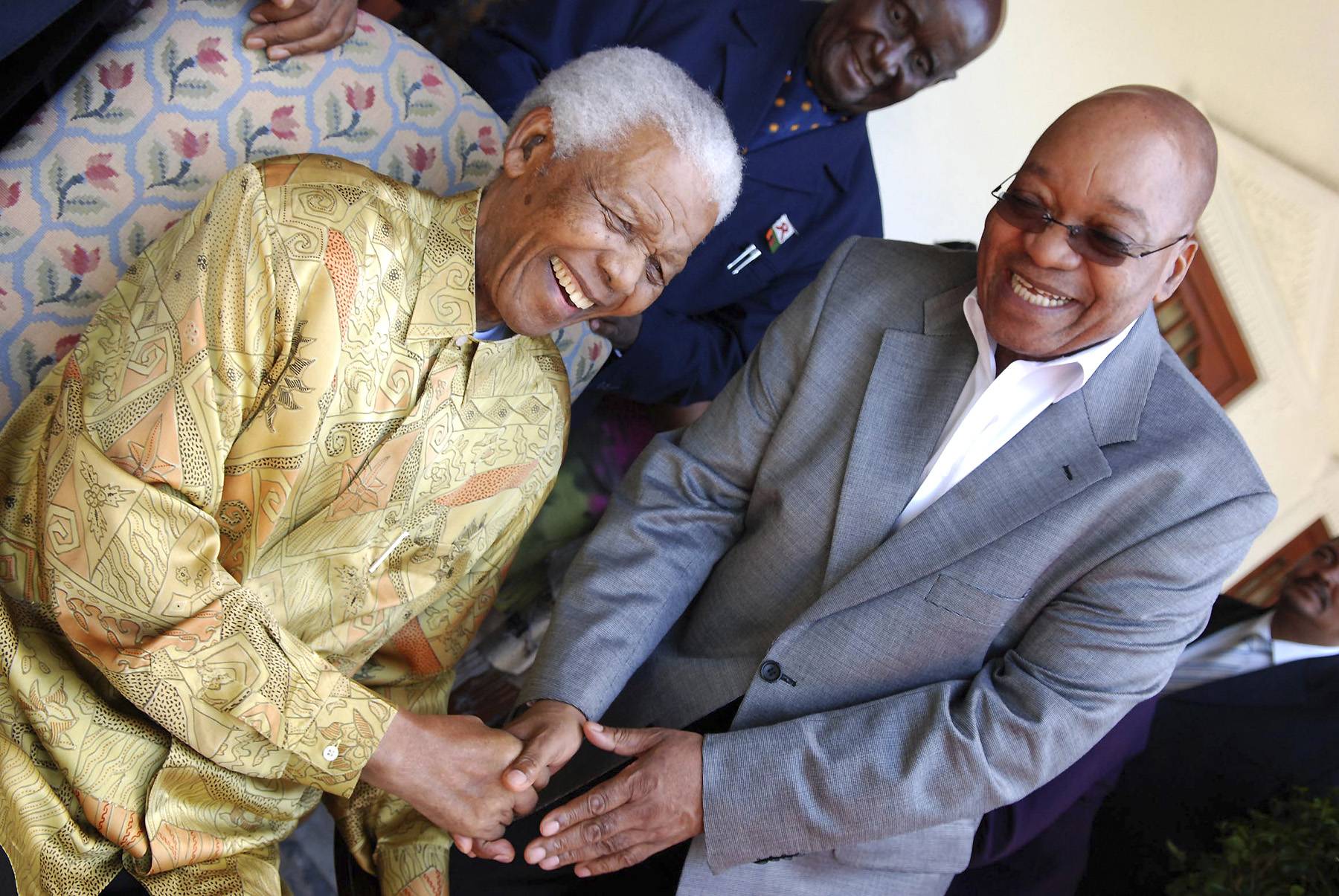 Jacob Zuma Nelson Mandela