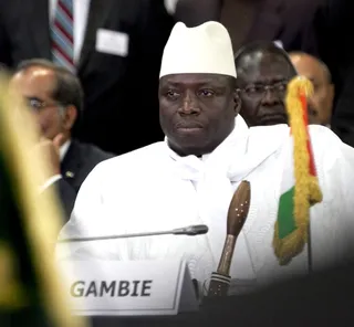 Senegal President Threatens Gays - Gambia's President Yahya Jammeh recently warned that any gays or lesbians found in his country will &quot;regret&quot; being born.&nbsp;(Photo: REUTERS/Joe Penney)