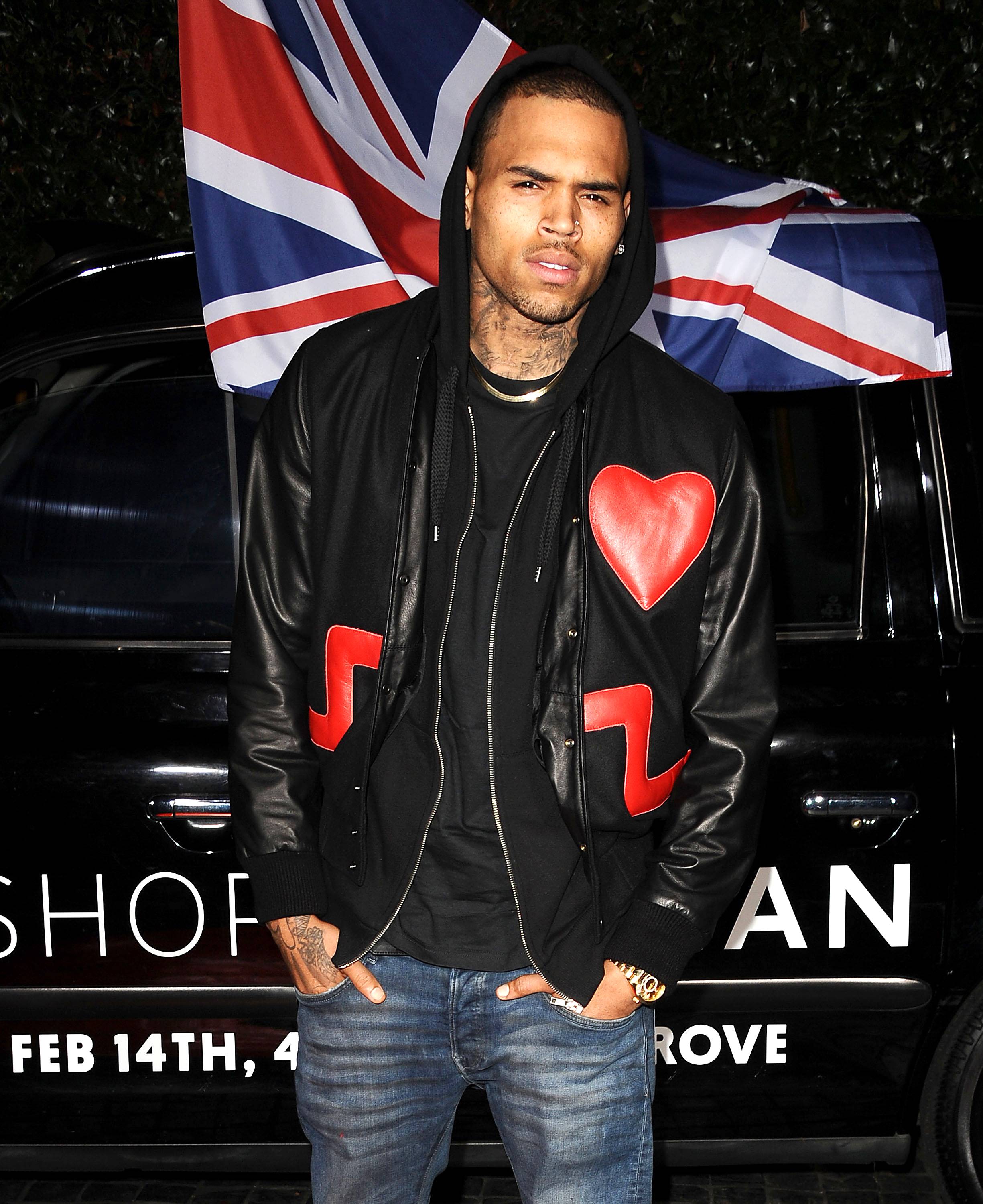 Fresh and Flashy - - Image 1 from Photos: Chris Brown's Black 
