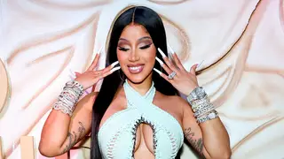Cardi B and Starco Brands launch Whipshots at The Goodtime Hotel on December 04, 2021 in Miami Beach, Florida. 