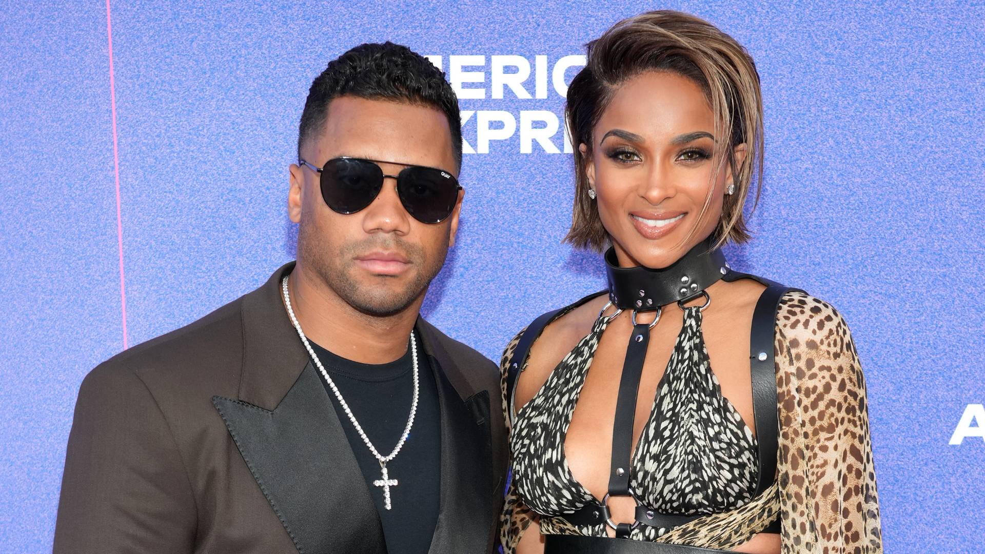 Russell Wilson and Ciara attend Billboard Women in Music at YouTube Theater on March 02, 2022 in Inglewood, California. 