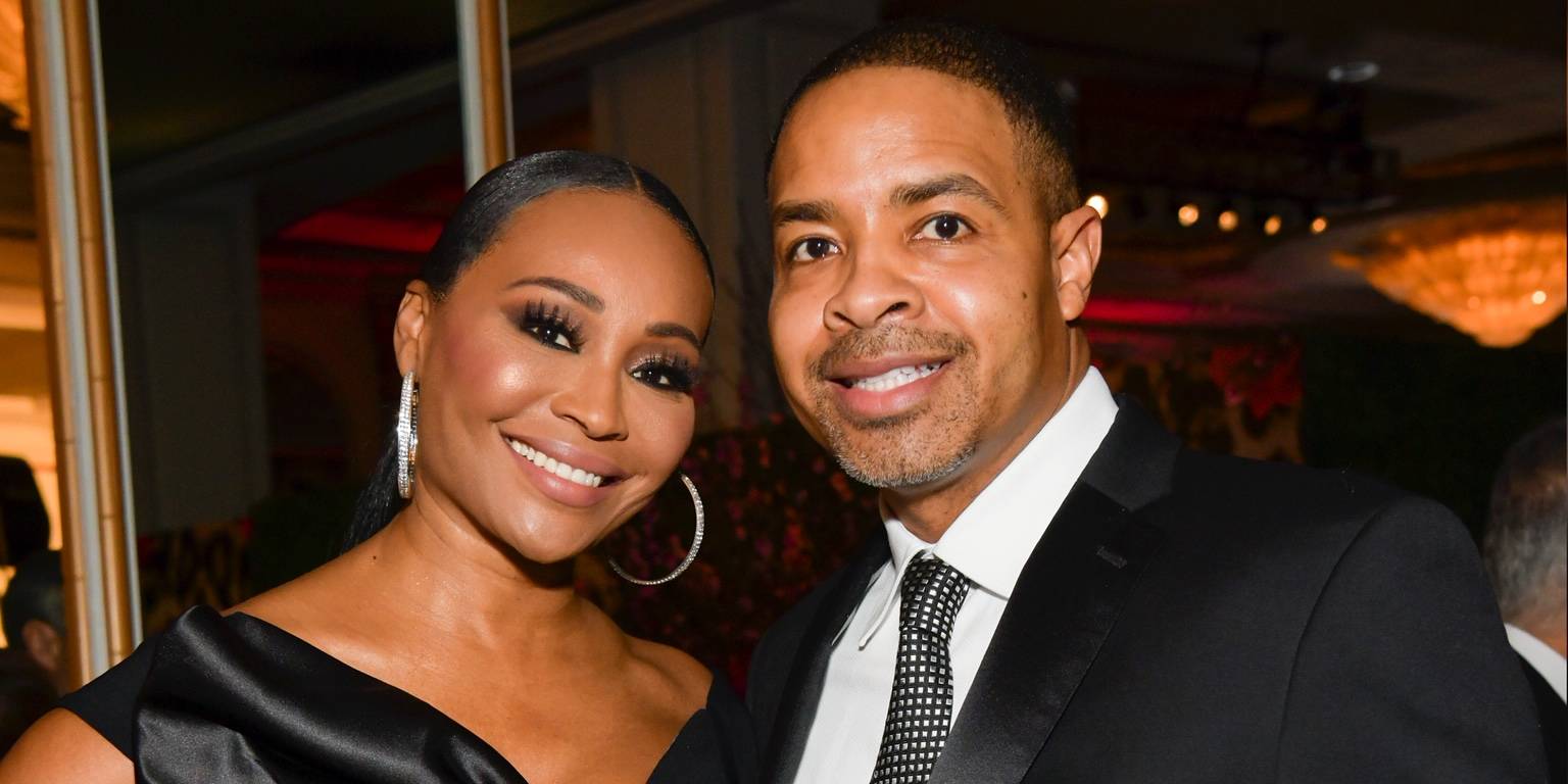 Cynthia Bailey and Mike Hill on BET Buzz 2020.