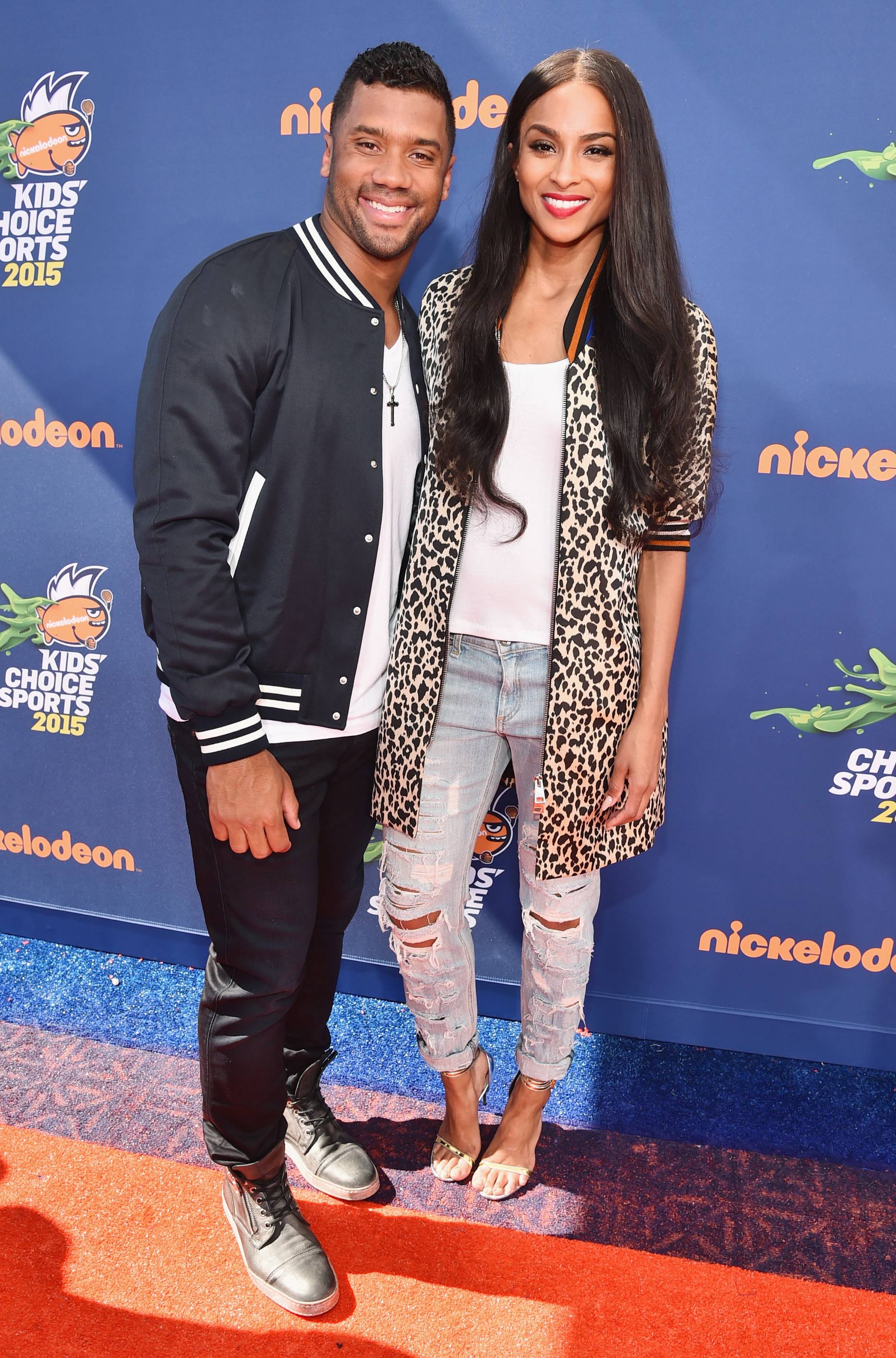 Ciara brings her family to Nickelodeon Kids' Choice Sports Awards
