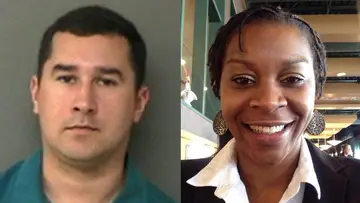 Sandra Bland and Brian Encinia (Photos from left: Waller County Sheriff???s Office via AP File, Sandra Bland via Facebook)