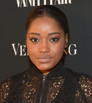 Keke Palmer  - We’re on the prowl for a smashing nude lip gloss like Keke's. Cop it now and rock it all summer long.  (Photo: Charley Gallay/Getty Images for Vanity Fair)