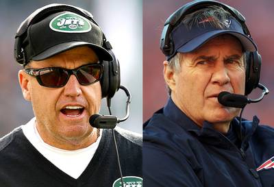Is Jets Playbook in Patriots Possession? - Who would have thought that they’d see the day when New York Jets coach Rex Ryan actually defends rival New England Patriots coach Bill Belichick? Well, it’s happening. After former Jets defensive coordinator and current Cleveland Browns coach Mike Pettine suggested to Sports Illustrated that Belichick obtained a copy of Gang Green’s defensive play book from Alabama's&nbsp;Nick Saban, Ryan shot down the whole story. &quot;I get it, because I gave a defensive play book to Nick Saban when he came here and spent four or five days with us,&quot; Ryan told ESPN. &quot;One thing I know for a fact: No. 1, I think it's disrespectful to New England to say, 'Oh, they did this.' I can tell you every single game we've ever had with New England has been decided on the field. I don't understand what he's trying to gain by it, but that's up to Mike. To ...