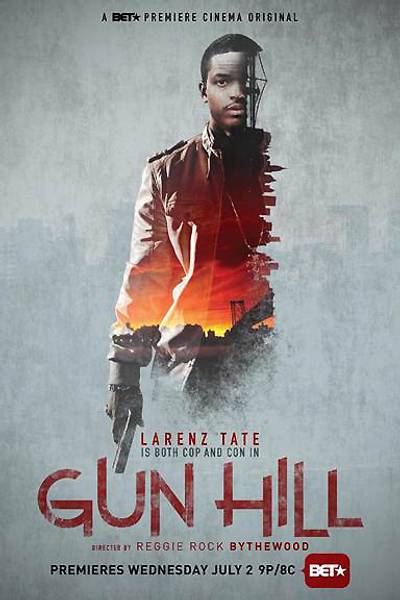 Gun Hill Premieres Wednesday, July 2 at 9P/8C - Larenz Tate stars as both a convict and cop in the BET Premiere Cinema film&nbsp;Gun Hill.   Watch an exclusive clip now!(Photo: BET)