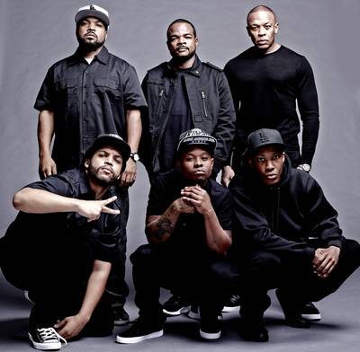 10 Things That Must Be Addressed in N.W.A. Movie - The casting for the starring roles in the upcoming N.W.A. biopic Straight Outta Compton is now complete as Aldis Hodge has been cast to play MC Ren while Neil Brown Jr. will play DJ Yella. Corey Hawkins and Jason Mitchell were previously cast to play Dr. Dre and Eazy-E while Ice Cube's son O'Shea Jackson Jr. will play portray his pops. The film will be directed by F. Gary Gray and is scheduled to hit theatres on August 14, 2015.Now with many biopics, creative licensing is usually taken and many facts are purposely&nbsp;left out or the truth is sometimes glossed over. With the living members of the group serving as producers of the film, let's hope this doesn't happen. Still, there are a few topics that we think need to be properly addressed in the upcoming film. — Michael Harris (@IceBlueVA)(Photo:Todd MacMillan/Universal Pictures)