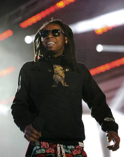 Lil Wayne's thoughts on Nicki Minaj's &quot;Anaconda&quot; music video: - &quot;I don't have a few words. I got a few letters... 'OMG.'&quot;(Photo: Jessica Alexander/Future Image/WENN.com)