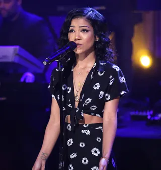 Soul Mates - Day 2 kicked off with an opener from Jhené Aiko. Drake’s &quot;musical soul mate&quot; assisted him with her verse on NWTS's &nbsp;&quot;From Time.&quot;(Photo: Lloyd Bishop/NBC/NBCU Photo Bank via Getty Images)